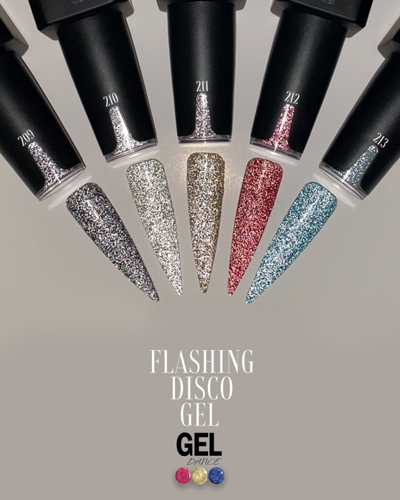 Reflective Disco Gel Polish Collection | GEL PARTY UV LED Nail Gel